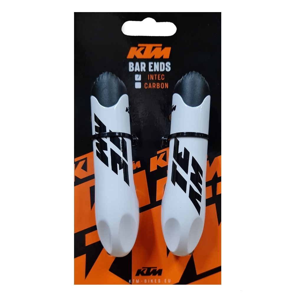 Agarre de Potencia KTM Aluminio Blanco 83Gr 80mm