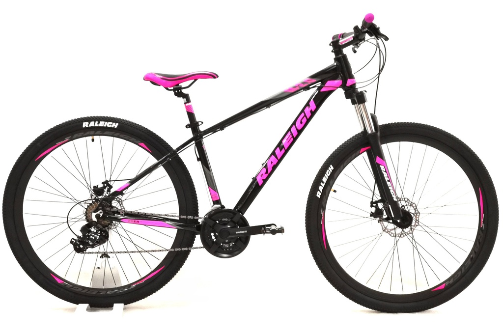 Bicicleta Raleigh 2.0 Dama R29 - 15&quot; - Negro con Gris y  Rosa