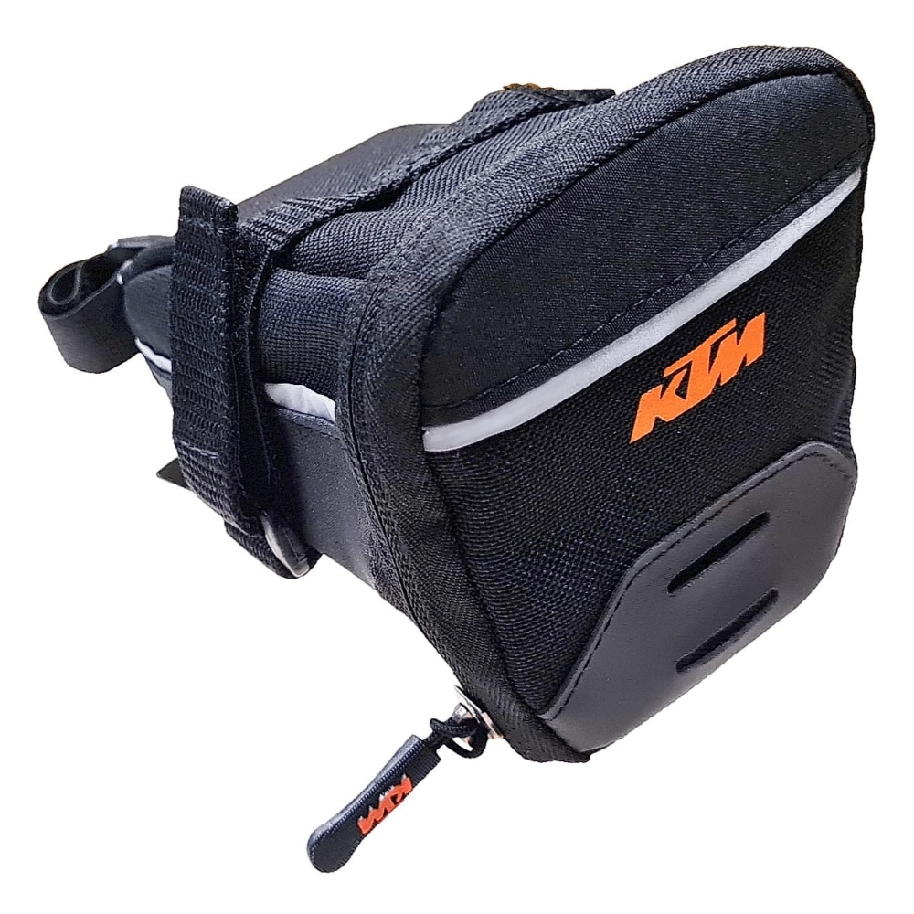 Bolso Bajo Asiento con Velcro Especial Mtb/Con Bandas Reflectivas/1.1L - KTM