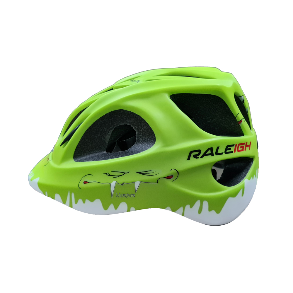 Casco de Niño In-Mould-250Gr-50/560 cm -14 Ventilaciones -Fluor Mste-Raleigh