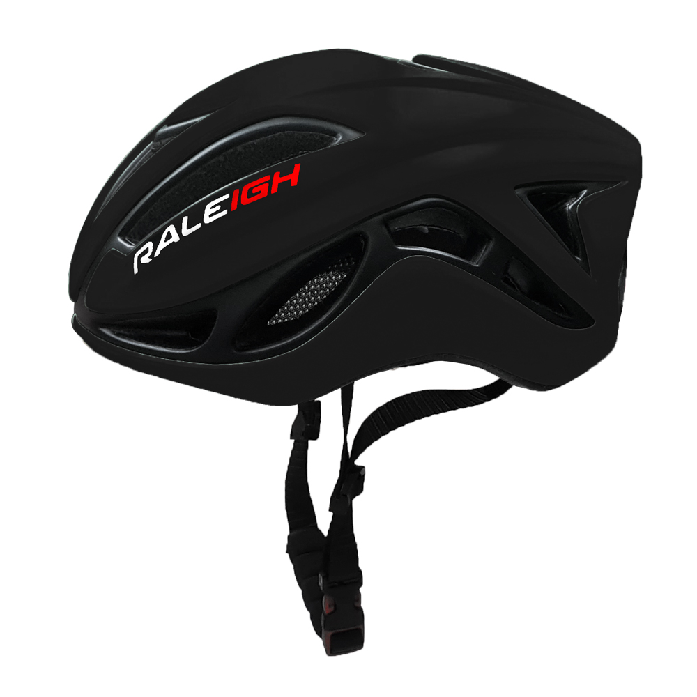 Casco In-Mould -245Gr -58/61 cm -14 Ventilaciones-Negro Mate-Raleigh