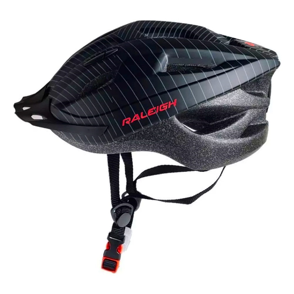 Casco In-Mould Hc-35 - Negro-Fuxia 58-61  cm - Mujer - Raleigh