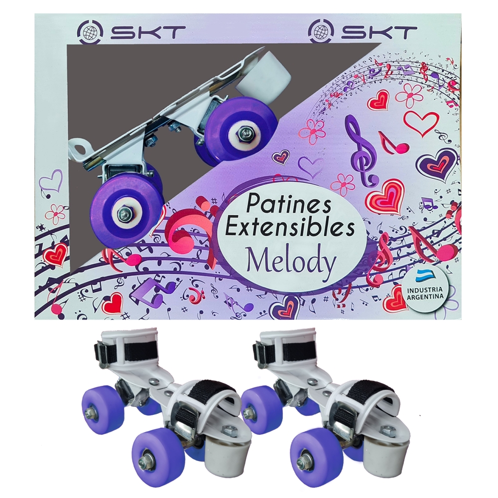 Patines Extensibles 4 Ruedas Modelo Melody Muccilli - Em24