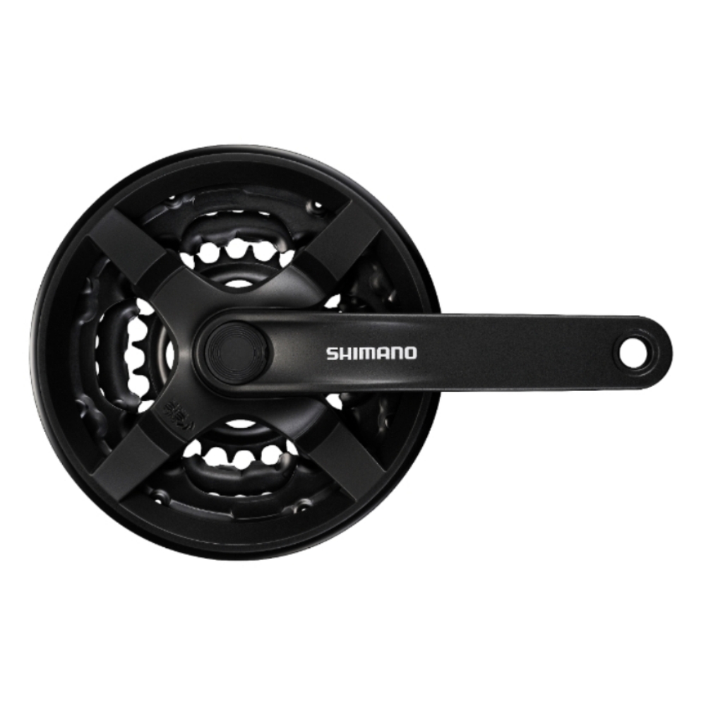 Plato y Palanca Shimano Fc-Ty301-C/ Cubre.-42/34/24-175mm