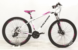 [BIN2.0D-29C] Bicicleta Raleigh 2.0 Dama R29 - 15&quot; - Blanco con Rosa