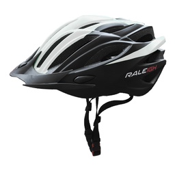 [18273-14] Casco In-Mould Hc-26 - 260Gr - 54/58 cm - 21 Ventil.Negro C/ Blanc y Gris Raleigh