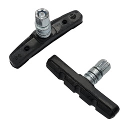 [12612] Par de Patines de Goma P/Freno para V-Brake 73mm C/Rosca Regul.