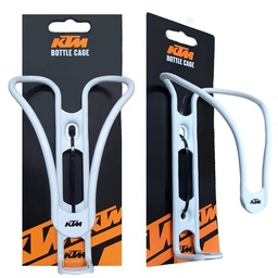 [18351-1KTM] Porta Caramañola de Aluminio Blanco - KTM