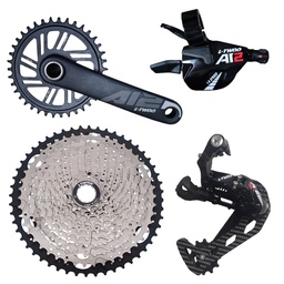 [AAALTWOO1X12C] Transmubion Ltwoo 1X12 - Carbon - (Shifters, Cambio, Piñon, 11/52 y Plato